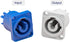 Powercon Connector Input and Output 2 Set, Suitable for Nac3fca Powercon Power Connector Plug, Powercon Female Jack Ac Connector to Male Powercon...