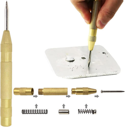 2 Pcs Self-Locking Drill Bit Holder 60mm Length Extension Rod Screwdriver 1/4 Inch Hex Shank Quick Release Chuck Adapter Connector Power Drill Too...