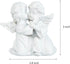 Cherubs Angels Resin Garden Statue Figurine , Adorable Angel Sculpture Memorial Statue, Indoor Outdoor Home Garden Decoration (Kiss Cherub-Right)...