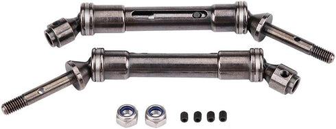 RC Car Drive Shaft, 2 Pcs Metal Rear Drive Shaft for Traxxas Slash 1/10 Short Truck SLA017 SLA018 RC Car Parts Model Accessory...