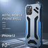 Kowauri Metal Case for iPhone 12 Pro Max,Gundam Aluminum Metal Shock Proof Frame Bumper Double Color Oxidation Aluminum Metal Case Cover for iPhon...
