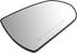 DNA Motoring OEM-MG-0018 87621F3050 Factory Style Right Side Mirror Glass w/Convex Spotter Compatible with 17-19 Elantra...