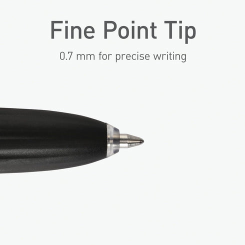 Pentonic GR-T Retractable Gel Pens, 10 Count, Blue Ink, 0.7 mm Fine Point, Smooth Writing For Journaling, Note Taking, Office & School (1002361)...