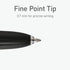 Pentonic GR-T Retractable Gel Pens, 10 Count, Blue Ink, 0.7 mm Fine Point, Smooth Writing For Journaling, Note Taking, Office & School (1002361)...