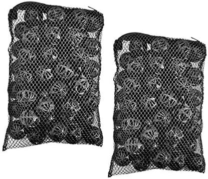 CNZ® 50pcs 1-inch Black Aquarium Fish Tank Filter Bio-balls Filtration Media, 2-pack …...