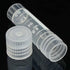 100pcs 2ml Graduated Plastic Cryovial Cryogenic Vial Tube Self Standing with Cap...