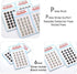 YICBOR 288sets/lot Sew-on PressSnap Buttons Metal Snap Fastener Buttons Press Button for Sewing Clothing(Silver Nickle, 6mm)...