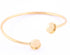 5pcs Gold Plated Stainless Steel Bracelet Making Kit Fit 8mm Cabochon Bangle Bracelet Bezel Setting Blanks DIY Jewelry Making Accessories...