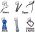 Teacher TACKz 66 Tacks - School Supplies for Teacher's Class Room - 2 in 1 Push pin Hook tack • Banners, Signs, Word Wall Name Letter Fact Family ...
