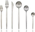 JASHII Luxury Flatware, Silverware Sets, 6-pieces Elegant Cute 18/10 Stainless Steel Silverware Set for Eating Home Kitchen Hotel Restaurant, Serv...