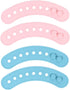 4pcs Bib Extension Belt Silicone Bib with Pocket Water Resistant Bibs Feeding Bibs Baby Bibs Extender Bibs Extender for Baby Waterproof Bibs Water...