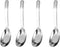 Asian Soup Spoons Chinese Soup Spoons Stainless Steel Spoons, Thick Heavy Stainless Steel Soup Spoons Table Spoons Dinner Spoons Flat Square Spoon...