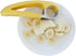 1 PCs Creative Stainless Steel Banana Chopper Fruit Cutter Cucumber Vegetable Peeler slicers Kitchen Tools, Yellow...