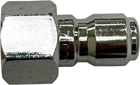 Simpson Cleaning 7100020 Replacement QC Plug for Pressure Washer Hose Up to 4500 PSI, Steel, 3/8-Inch FNPT, Silver...