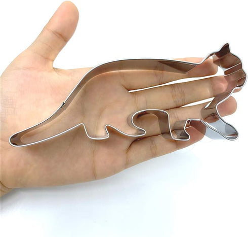 LILIAO Walking Cat Cookie Cutter for Kids - 5.4 x 2.4 inches - Stainless Steel...