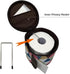 Olve Toilet Paper Holder Roll-Tissue Dispenser Cat Proof Roll Paper Cover Portable and Foldable Storage Bag for Camping Outdoor Tent Home Office (...