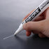 1PCS White Marker Pen, White Paint Pen for Art Painting Graffti Pen Waterproof Tire Painting Pen Art Supplies Paint Pen Stone, Wood, Canvas, Glass...