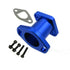TC-Motor Blue Racing Performance Intake Pipe Inlet Manifold Gasket Screw for Predator 212cc for Honda GX200 for 6.5HP Chinese OHV Engines for Chin...