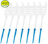 400pcs Dental Picks Soft-Interdental Brush Double-Ended Toothpicks Silicone Dental Floss...