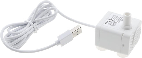 The Lord of the Tools Water Fountain Pump with 1.5M USB Wire Compatible with WF010 WF020 WF030 WF050 for Cats Dogs Aquarium Fish Tank Pet Water Di...