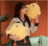Funny Fat Chicken Plush Pillow 17.7", Super Soft Simulation Mother Hen Doll, Cute Plush Chicken Pillow, Chicken Plush Neck Pillow,Yellow Chicken S...