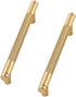2 Pcs Cabinet Handles Gold Drawer Handles Pulls Kitchen Drawer Handles Furniture Handles for Kitchen Cupboards Chest of Drawers...