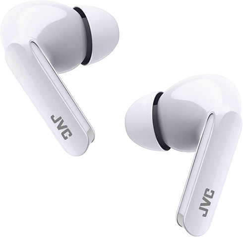 JVC HAD5TW Ultra-Compact IE Bluetooth Earbuds, True Wireless with Charging Case (Coconut White)...