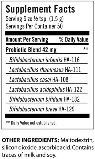 Flora - Toddler's Blend Probiotic, 3 Billion CFU RAW, Six-Infant & Toddler Specific Strains, Lactobacillus, Taste-Free, Dissolves Easy, Aids Const...