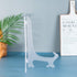 Artliving 12 Inch Plastic Display Stand, White Easel Display Photo Holder Stand, Displays Picture Frames, Cookbooks, Tablets and Art...