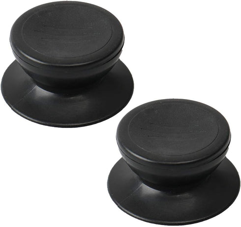 uxcell 2pcs Lid Knobs Pans Pots Cover Grip Lids Replacement Heat Resistance Plastic Knob Handle for Kitchen Bakeware Assessories Cover Black Great...