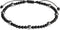 Black Agate/Terahertz Adjustable Ankle Bracelets for Women Spiritual Real Crystals Beaded Anklet Handmade Beach Foot Simple Jewelry...