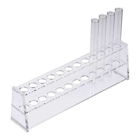 uxcell Acrylic Test Tube Holder Lab Stand Rack 12 Wells for 10ml Centrifuge Tubes Clear...