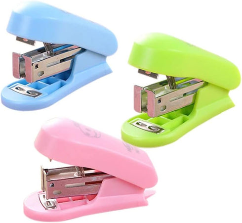 Mini Stapler Set Manual Stapler with 400 Staples Papers Document Binding School Students Stationery Office Supplies...