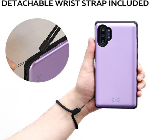 TORU CX PRO Case for Galaxy Note 10 Plus / 10 Plus 5G, with Card Holder | Slim Protective Cover with Hidden Cards Wallet Flip Slot Compartment Kic...