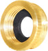 Joywayus Brass Garden Hose Tap Connector 1/2" and 3/4" GHT 2-in-1 Female Threaded Faucet Nozzle Quick Connect Adapter Universal Pipe(Pack of 4)...