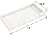 Bathroom Tray, 7.9" Silicone Vanity Tray for Counter, Kitchen Sink Soap Tray, Dish Holder Dispenser Countertop Toilet Tank Desk Organizer (Marble)...