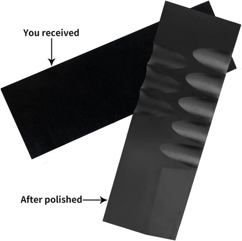 Cool Hand 2 pcs G10 Knife Handle Scales Slabs Custom DIY Tool Material for Knives Making Blanks Blades, All Black, KHM-G10-1...