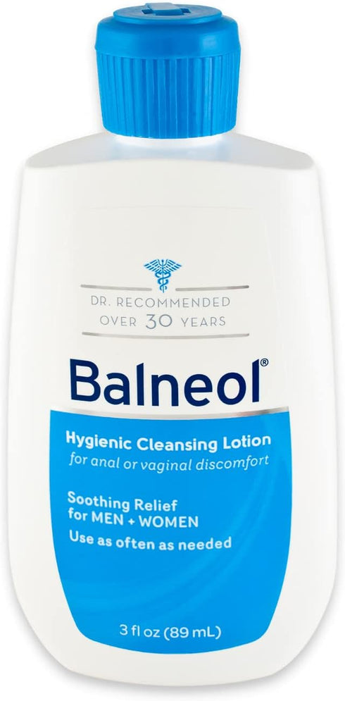 Balneol Hygienic Cleansing Lotion for Women and Men, Soothing Relief to Help With Pain Relief, Itch Relief, and Discomfort for Sensitive Areas, Ma...
