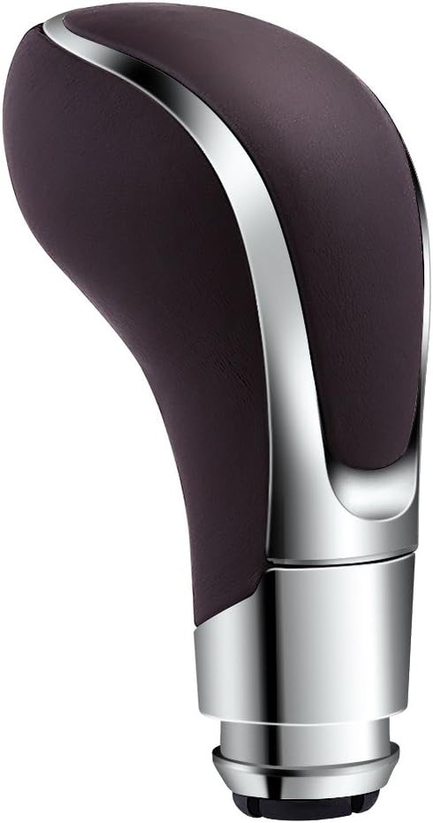 Automatic Gear Stick Shift Knob,Qiilu Car Gear Shifter Knob Head Handle Lever for Insignia 2009-2013 Brown...