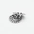 6 PCS Antique Silver Flower Decorative Metal Buttons for Sewing Crafts Clothes Decoration (Round Silver,18mm)...