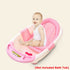 Baby Bath Support Seat Net for Newborn Infant Non-slip Shower Mesh for Bathtub Adjustable Comfortable Bath Seat Bath Sling Tub Support Baby Soft B...