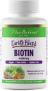 Paradise Herbs Earth's Blend Biotin Supplement, Hair, Skin & Nails, Whole Body Health, Vegan, Non-GMO, Gluten Free, 90 Vegetarian Capsules...