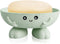 Soap Holder, Cute Soap Dish for Kids Children, Creative Lovely Bar Soap Tray Counter for Shower Bathroom Kitchen Countertop - Green...