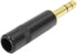 Seismic Audio SAPT253 3-Pole 1/4-Inch Male Stereo Jack Plug - Black and Gold...