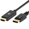 Rankie DisplayPort (DP) to HDMI Cable, 4K Resolution Ready, 10 Feet (Black)...