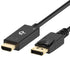 Rankie DisplayPort (DP) to HDMI Cable, 4K Resolution Ready, 10 Feet (Black)...