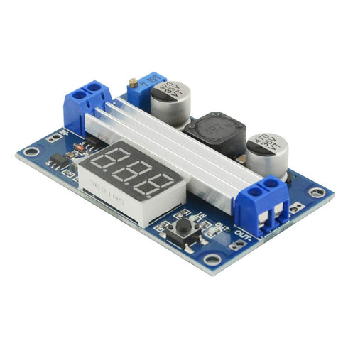 XINGYHENG DC-DC High Power Adjustable Booster Regulator Module Input 3.0~35V to Output 3.5~35V 100W with Digital Display Voltmeter Voltage Power S...