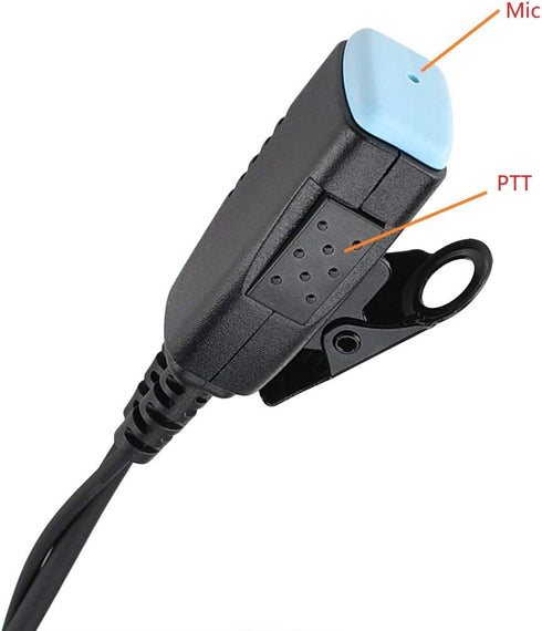 CP200 Surveillance Earpiece Headset Compatible with M0torola XU2600 CLS1110 CLS1413 CP200D RMU2040 RDU4100 Walkie Talkie with Mic PTT (1 Pack)...