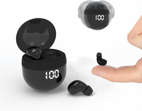 Small Mini Invisible Earbuds for Work Wireless Bluetooth Tiny Low Profile Micro Smallest Discreet Earbuds Hidden for Work Small Ear Buds Tiny Mini...