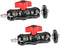 CAMVATE Universal Magic Arm with with Dual Ball Heads(Red,2 Pieces) - 2079...